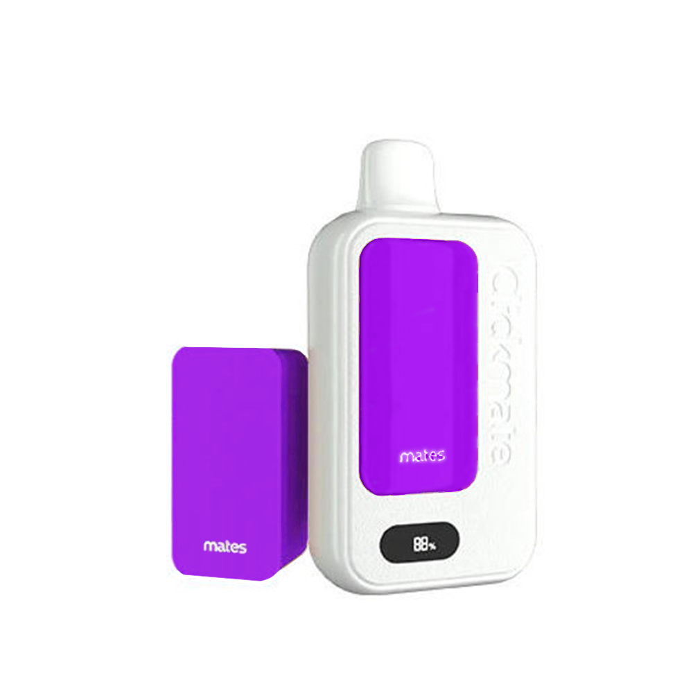 7Daze Clickmate 2% Disposable Starter Kit | 15000 Puffs | 18mL | 20mg | MOQ | Grapeberry Splash