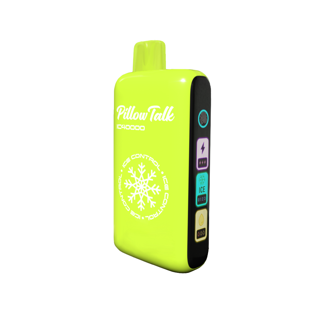 Pillow Talk IC40000 Disposable | 40000 Puffs | 20mL | 50mg | MOQ 5 | Sour Apple Ice