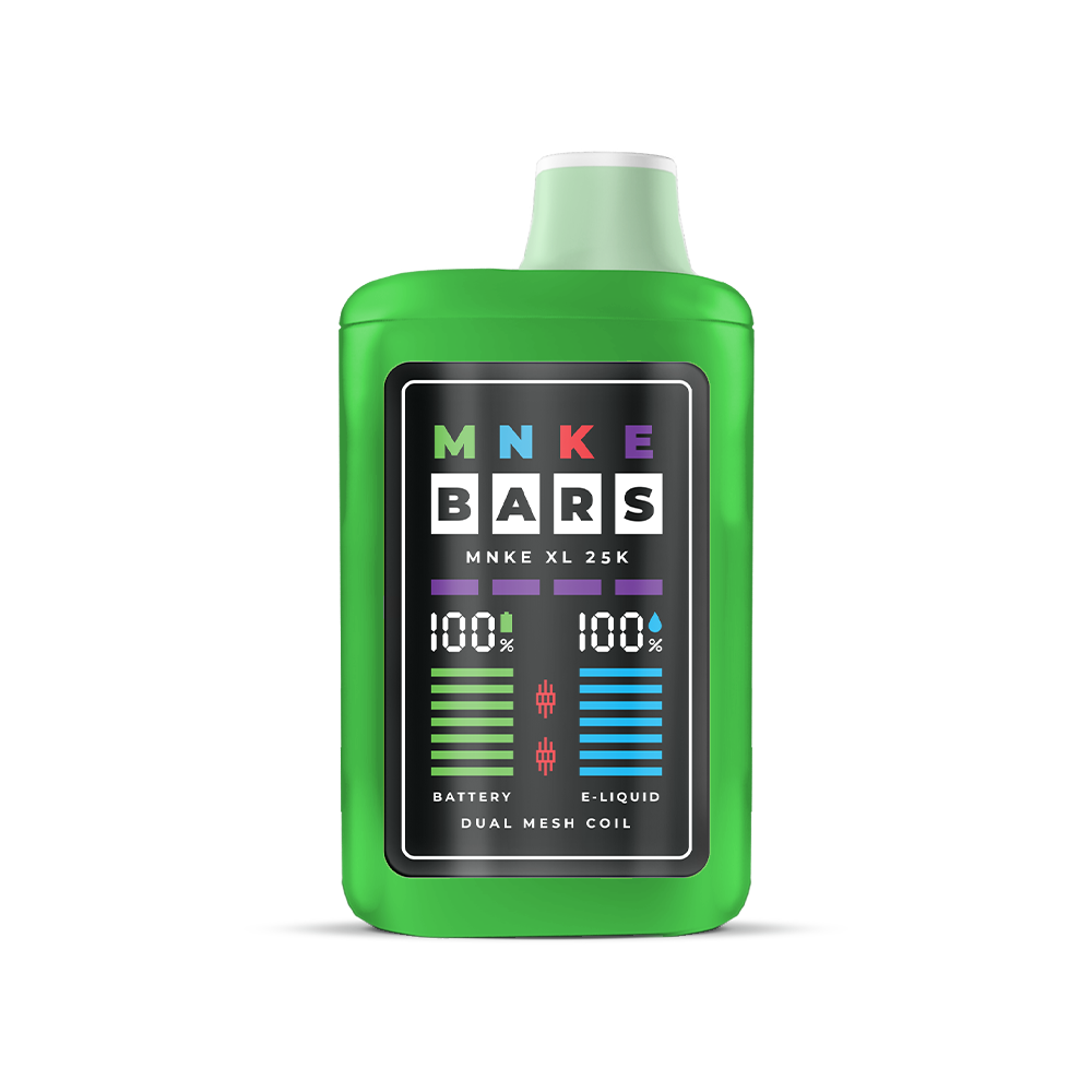 MNKE Bars XL ZERO Disposable | 25000 Puffs | 18mL | 0mg | MOQ 5 | Watermelon Gummy