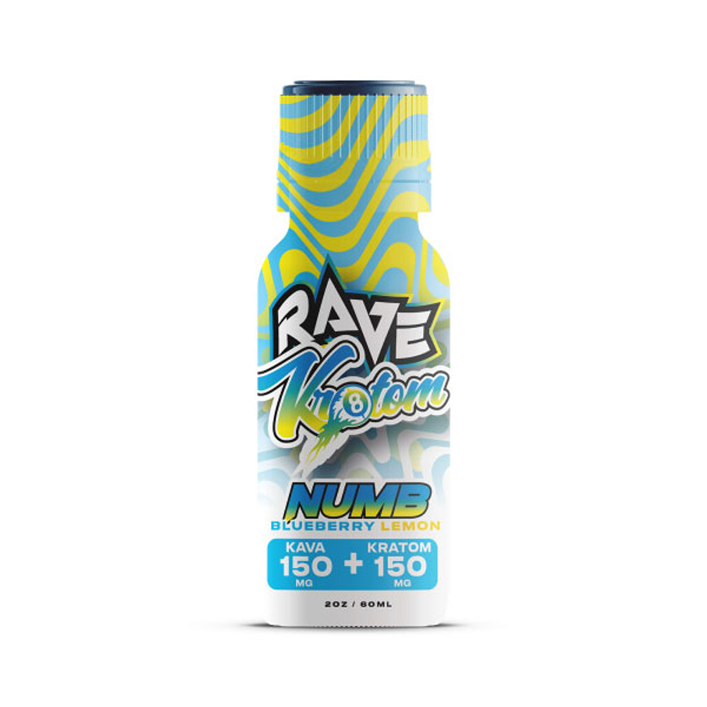 Rave Target Shot Kratom Liquid 60mL - Numb