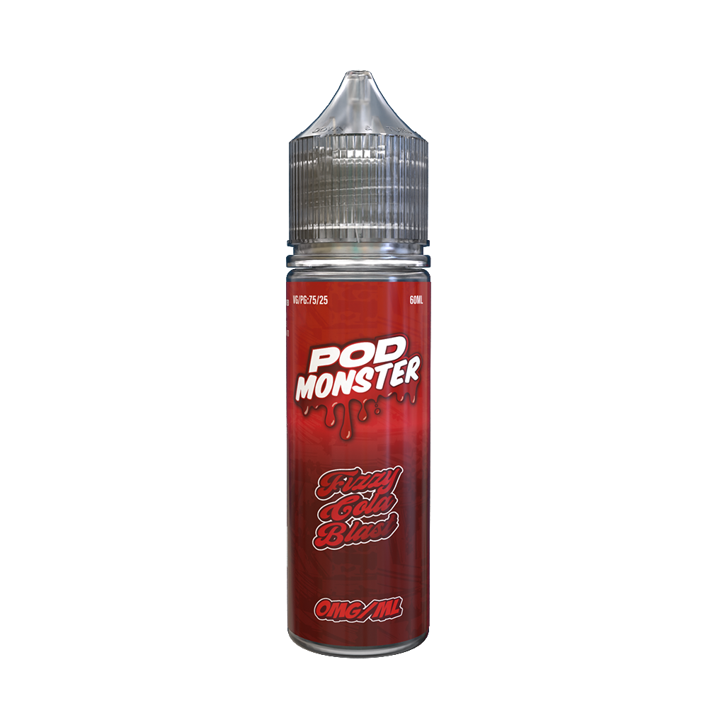 Pod Monster Series E-Liquid 60mL (Freebase) -Fizzy Cola Blast