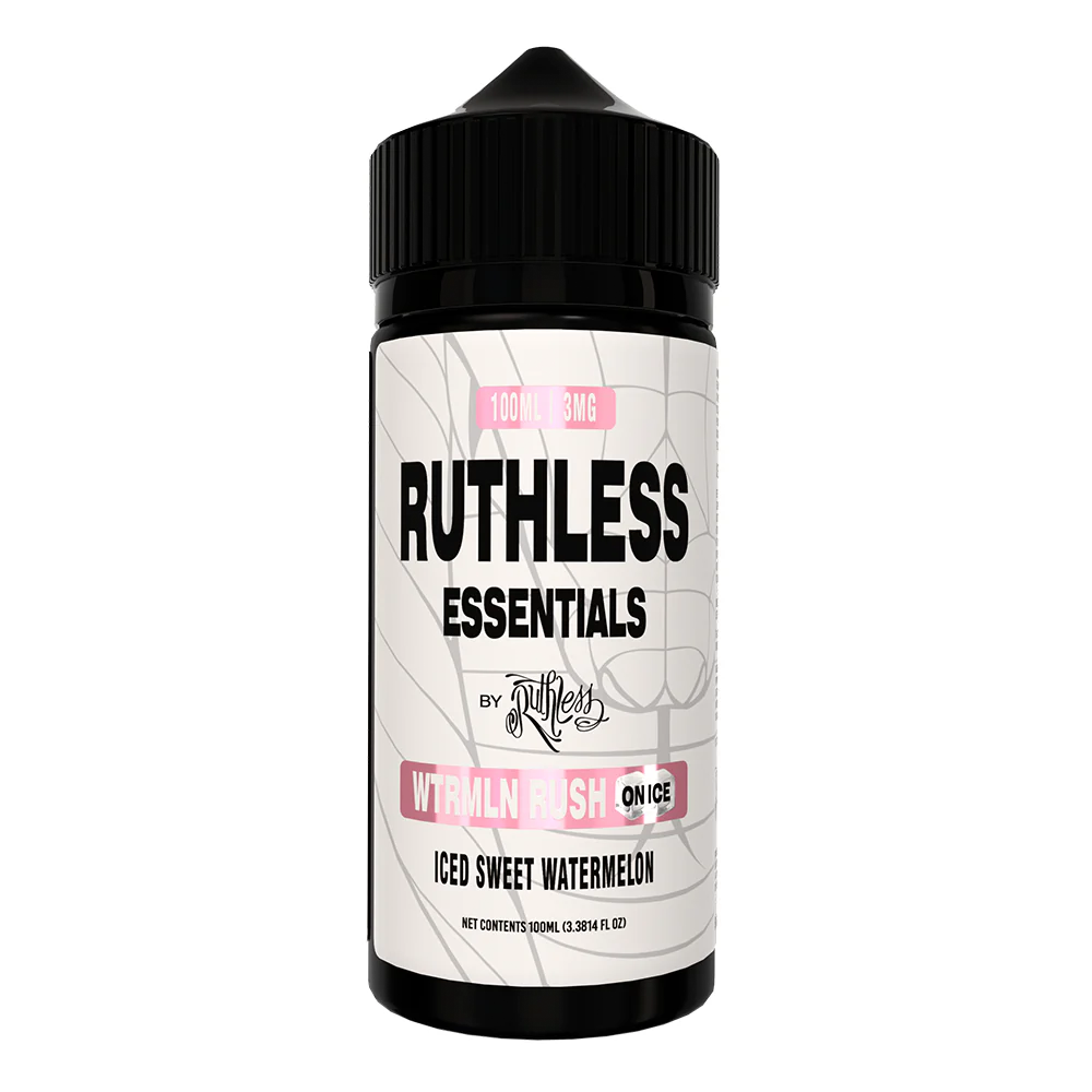 Ruthless Essentials Series E-Liquid | 100mL | 3mg | Freebase | Watermelon Rush On Ice