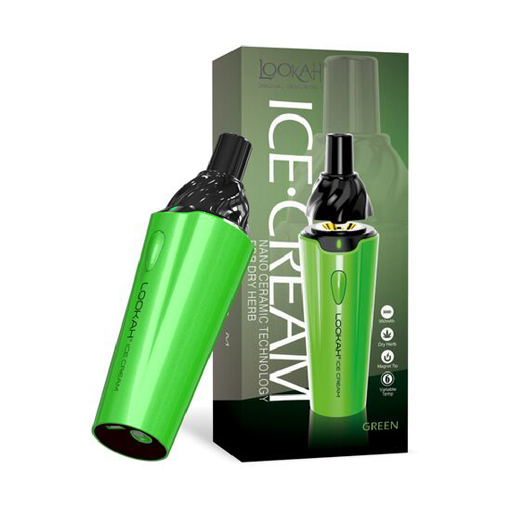 Lookah Icecream Dry Herb Vaporizer - Green