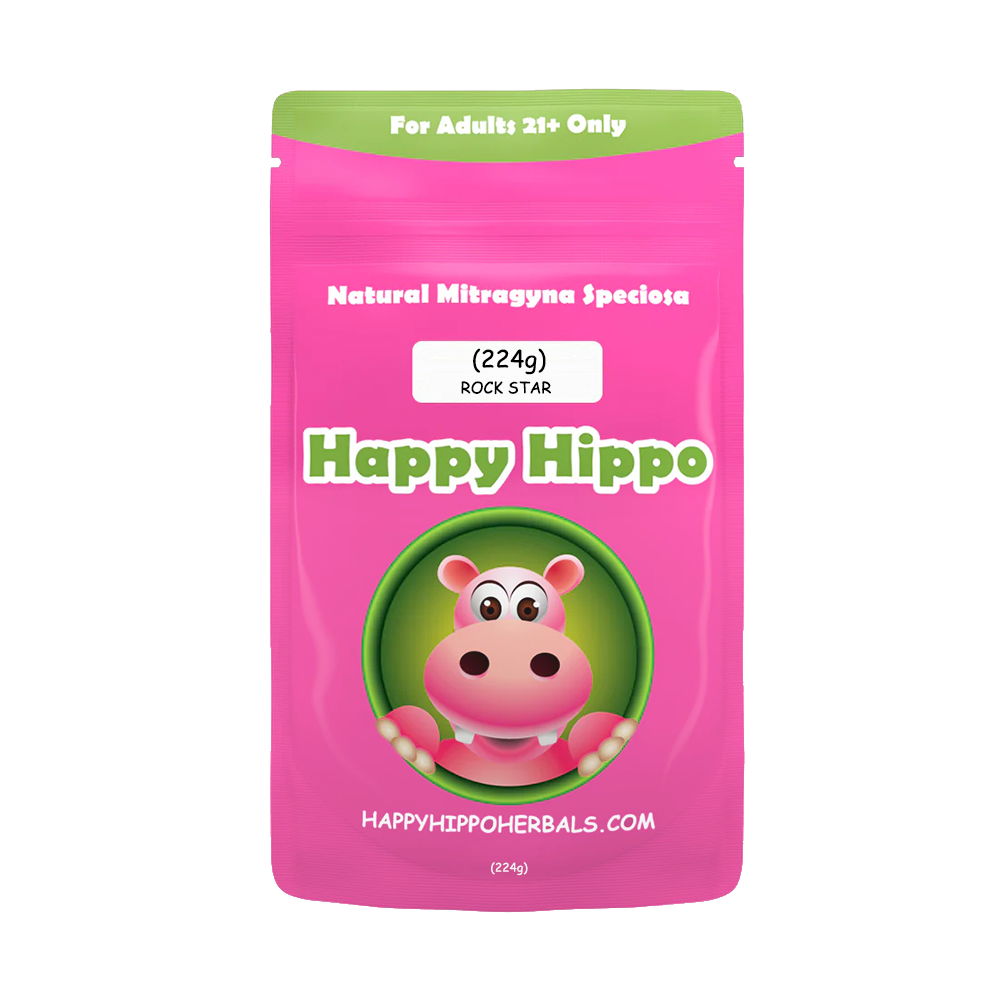 Happy Hippo Kratom Powder (28-500g) - Rockstar 224g