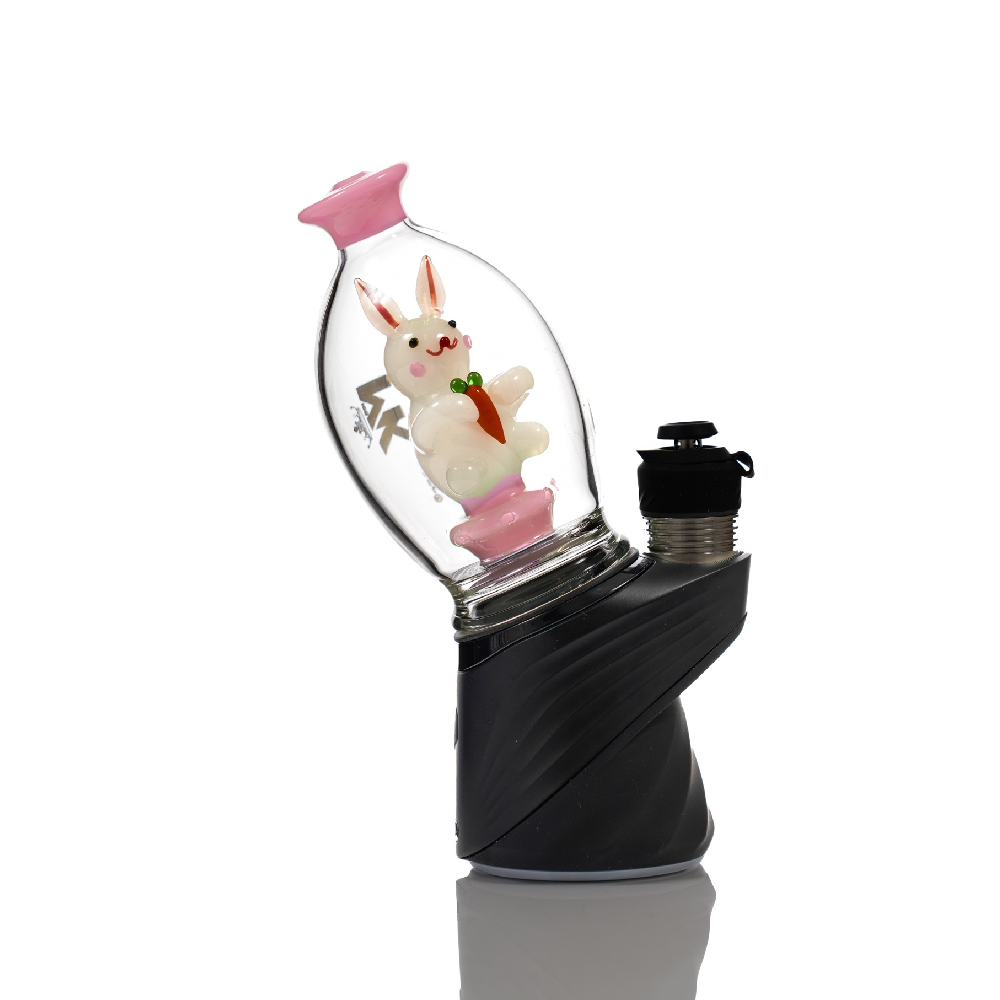 MKGlass (Glass Attachment) MKAT6 – MK100 Cute Bunny Puffco Attachment - Slime Pink
