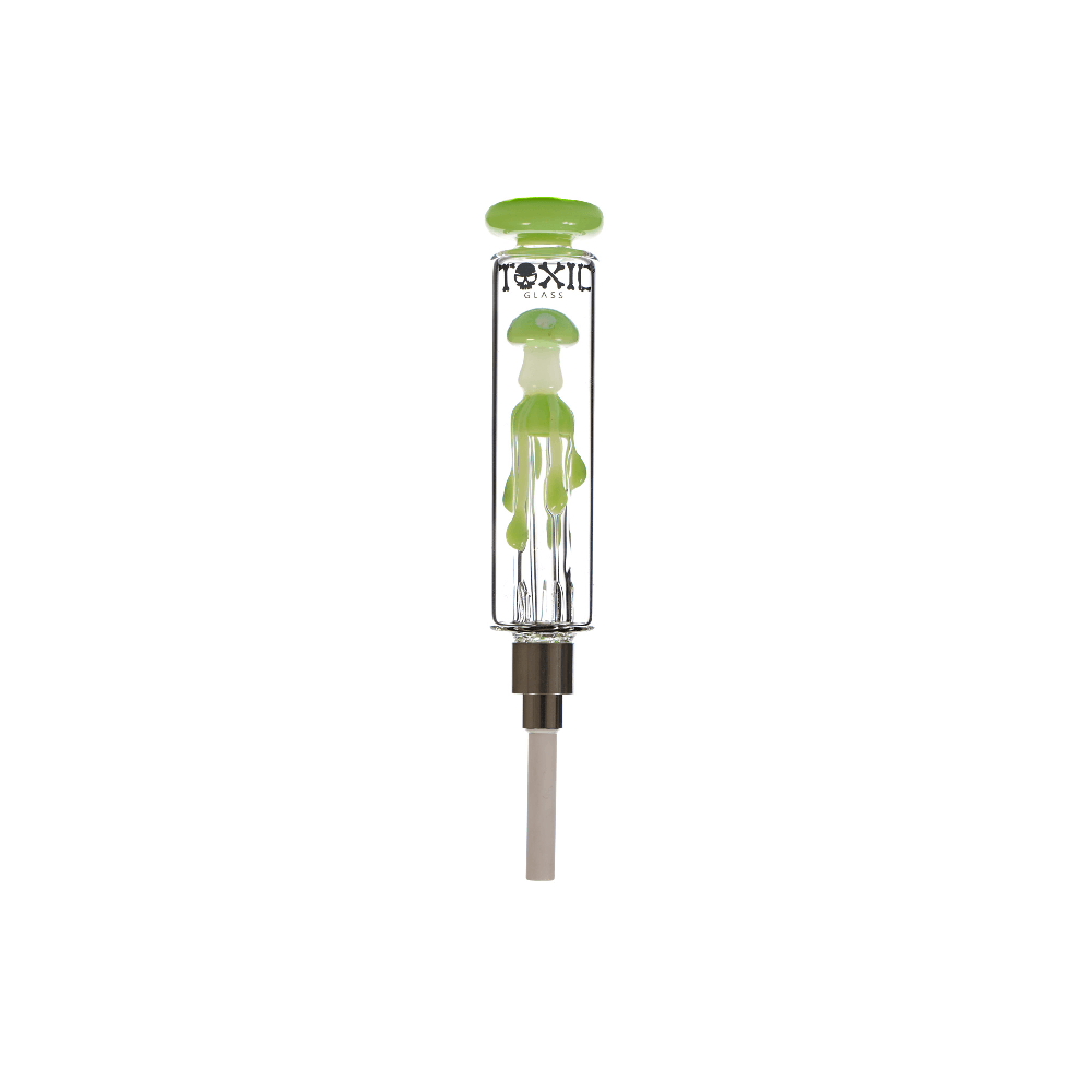 MKGlass (Nectar Collector) TXNC31 Toxic Mushroom Dripping - Slime Green