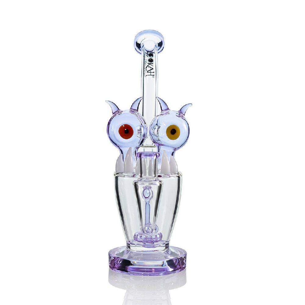 Lookah (Dab Rig) 10″ Cool Percolator Alien Eyestalk Water Pipe (WPC2025) Purple