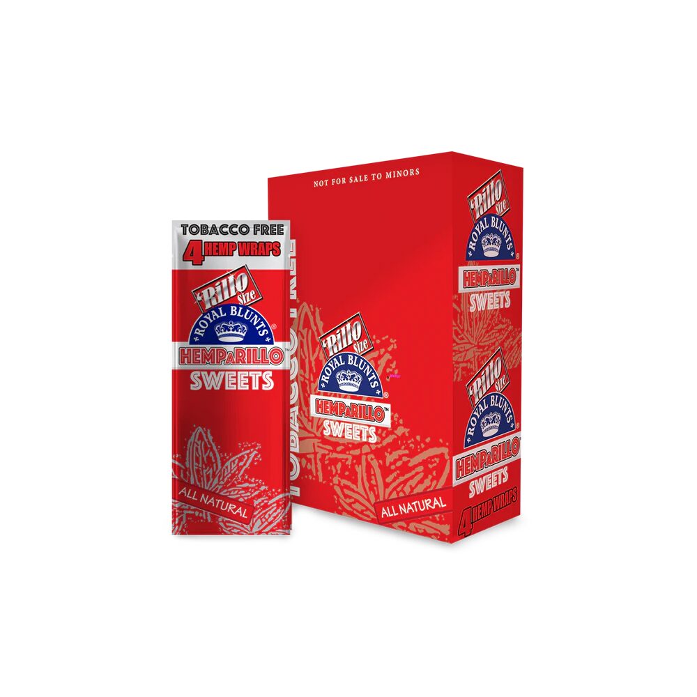 Royal Blunts Hemparillo All Natural (4 Wraps) - Sweets with packaging