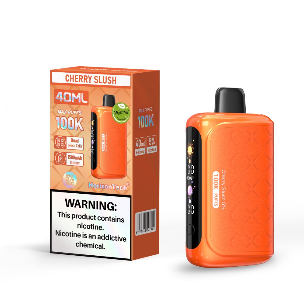 Horizon 100K (Dispo) | (100000Puff) |(40mL) | Cherry Slush with packaging