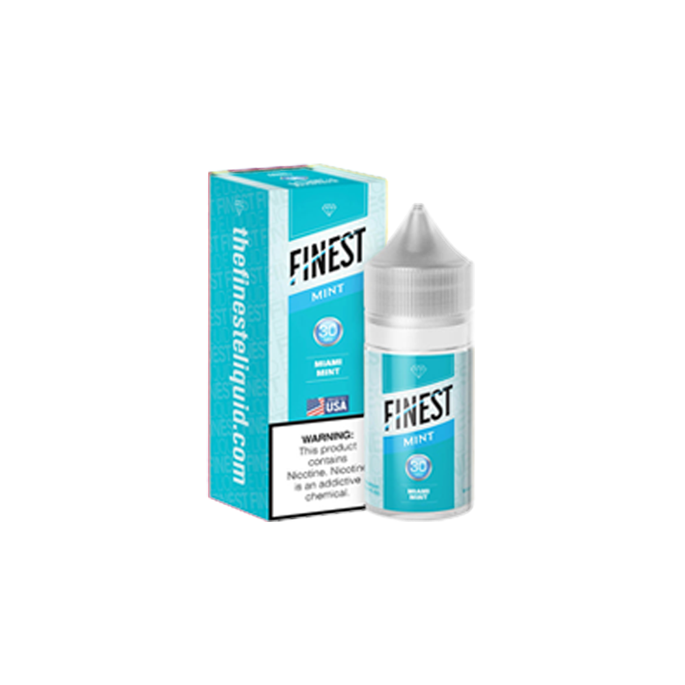 Finest Salt Series E-Liquid 30mL (Salt Nic) - Miami Mint with packaging