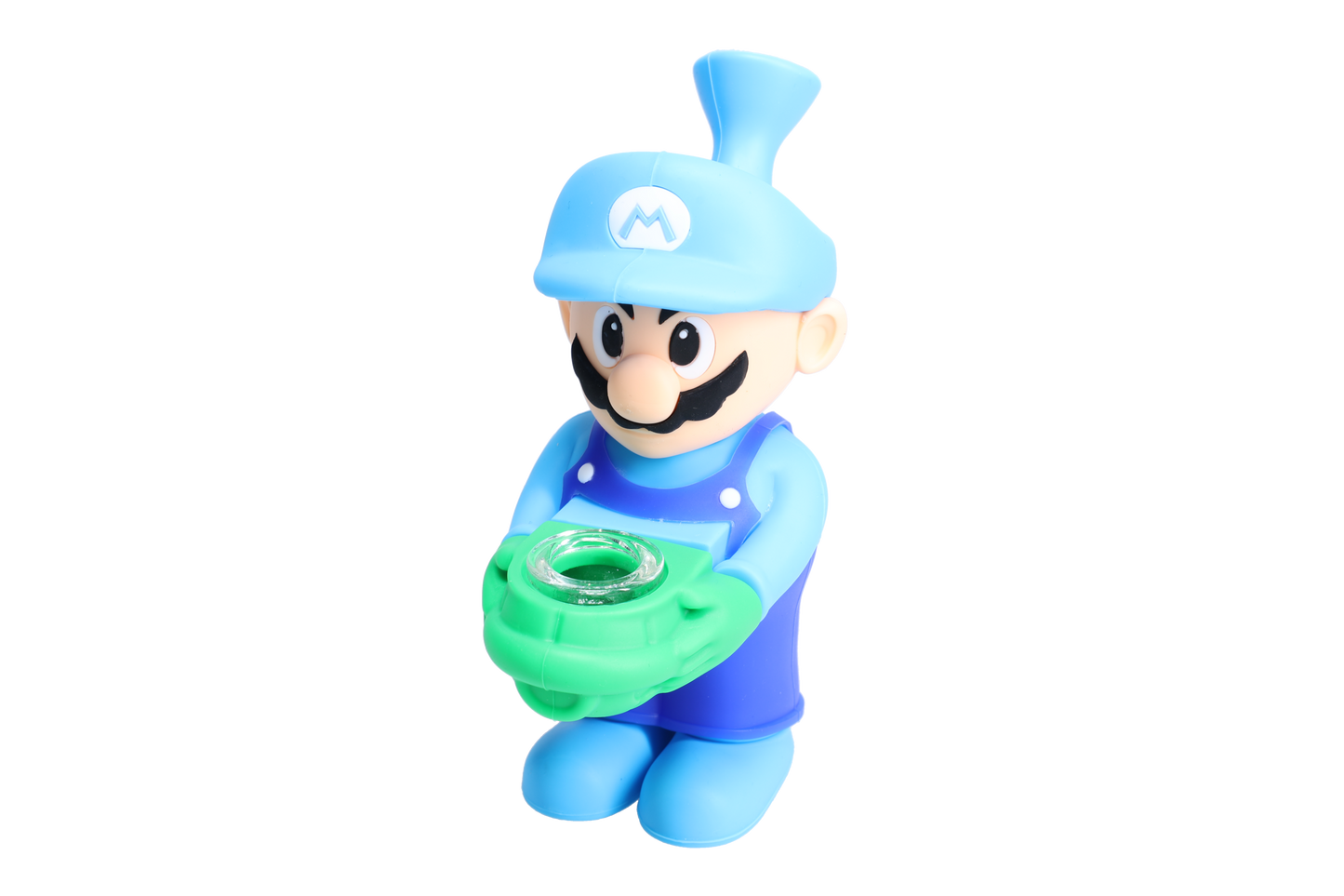 Non branded (Hand Pipe)(1-Pack) SHP19 6″ Silicone Character - Blue