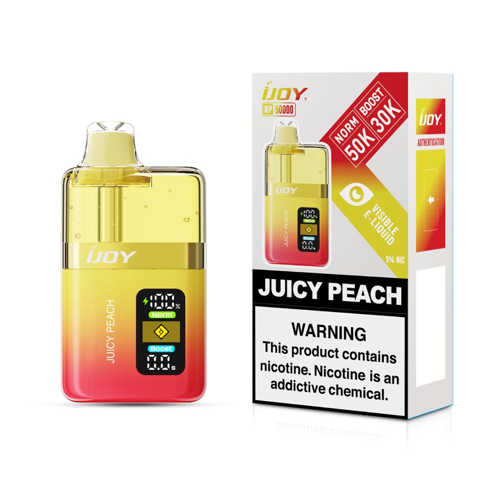 iJoy XP50000 (Dispo) (50000Puff)(20mL) - Juicy Peach