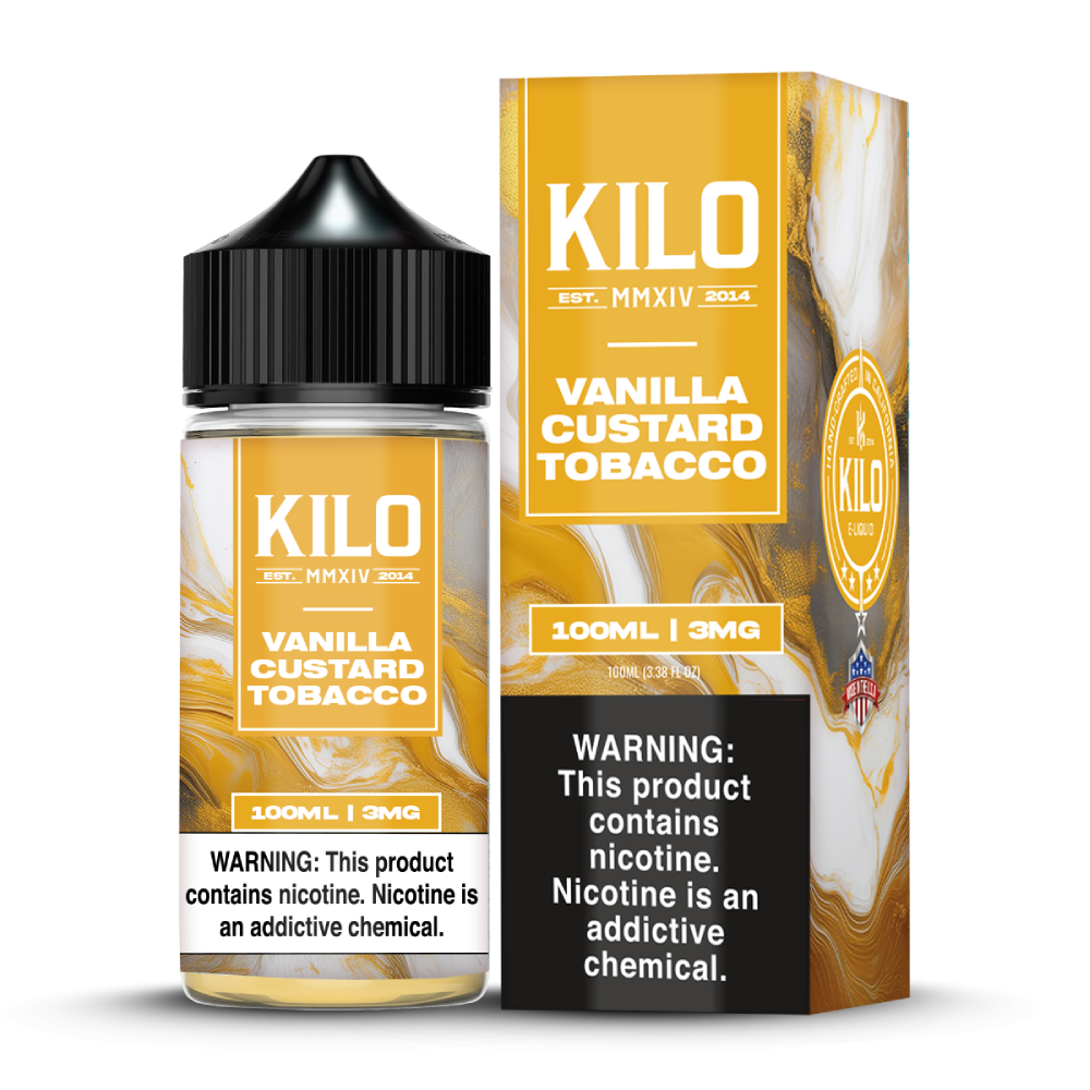 KILO (LIQ FB)(100mL) - Vanilla Custard Tobacco