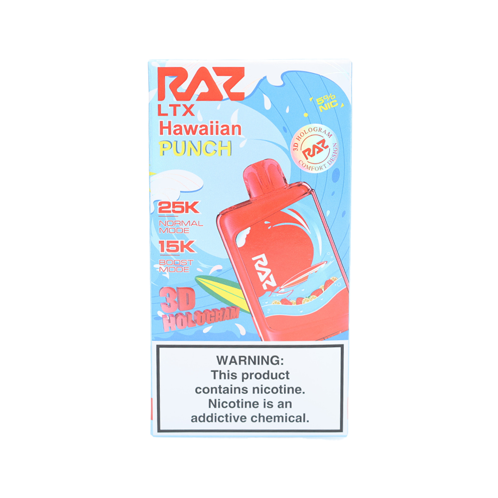 RAZ LTX 25K Disposable 16mL 50mg – MOQ 5 - Hawaiian Punch HOLO Edt.