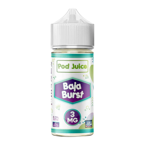 Baja Burst Pod Juice 100mL bottle
