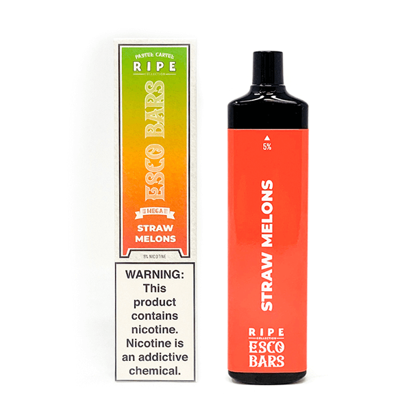 Esco Bars Savage Disposable 5000 puffs 12mL 50mg | MOQ 10 | Straw Melons with Packaging