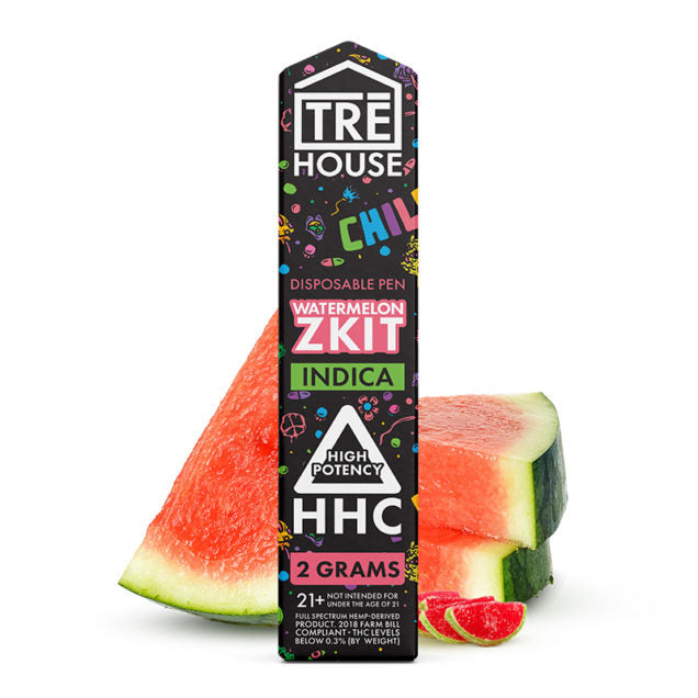 Tre House HHC Disposable (2g) | Watermelon Zkit with Packaging