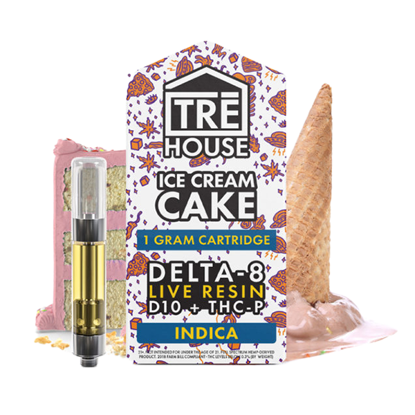 Tre House – Live Resin + D10 + THC-P Cartridge | 1-Gram