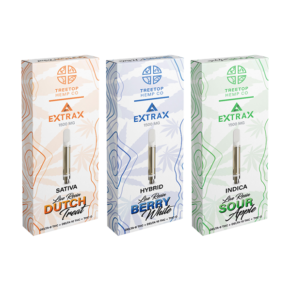 Treetop Hemp Co Extrax Live Resin Cartridge (1.5-Gram) - Group Image