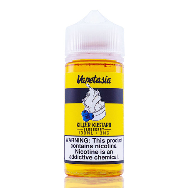Vapetasia Series E-Liquid (Freebase) | 100mL | 3mg | Killer Kustard Blueberry