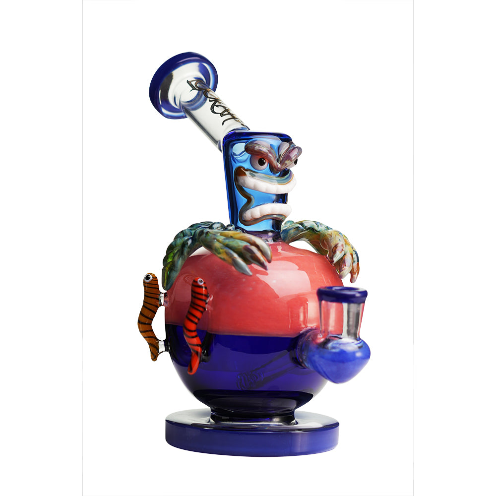 Lookah 9″ Mini Poison Apple Water Pipe (WPC1210) - Dark Blue