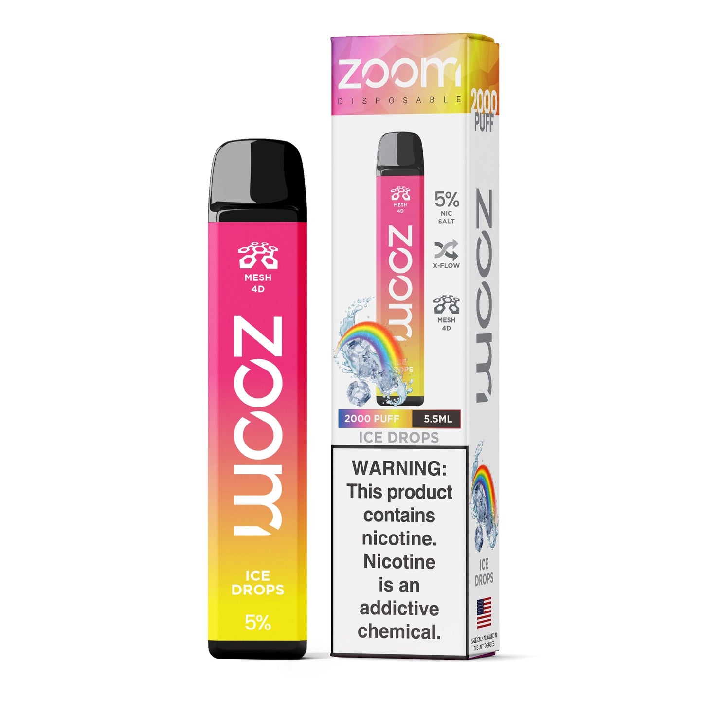 Zoom Disposable | 2000 Puffs | 5.5mL