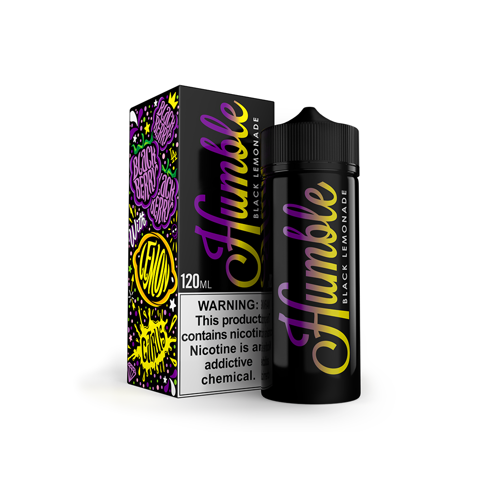Humble TFN Series E-Liquid 120 mL Freebase Black Lemonade with packaging