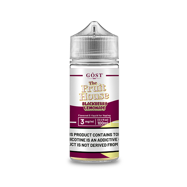 The Fruit House TFN E-Liquid | 100mL | 3MG | (Freebase) | Blackberry Lemonade