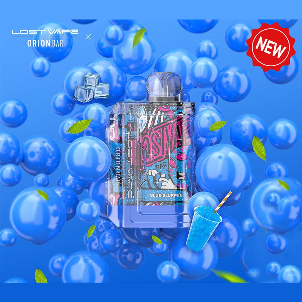 Orion Bar Disposable | 7500 Puff | 18mL | 50mg | MOQ 10 | Blue Slurpee