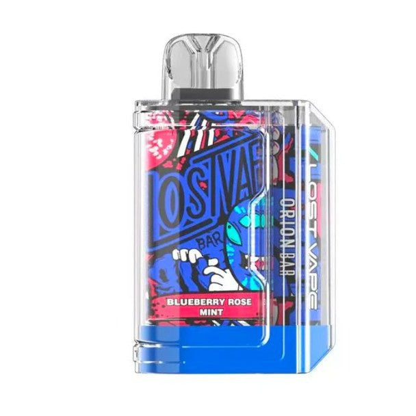 Orion Bar Disposable | 7500 Puff | 18mL | 50mg | MOQ 10 | Blueberry Rose Mint