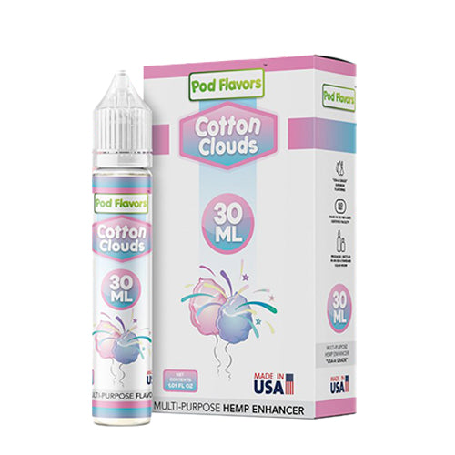 Pod Flavors Multi-Purpose Flavoring 30mL | Cotton CLouds with Packaging