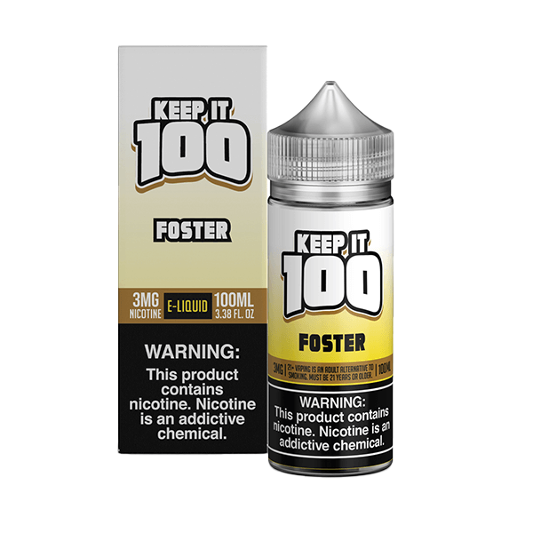 Keep It 100 TFN Series E-Liquid 0mg | 100mL (Freebase) | Foster with Packaging