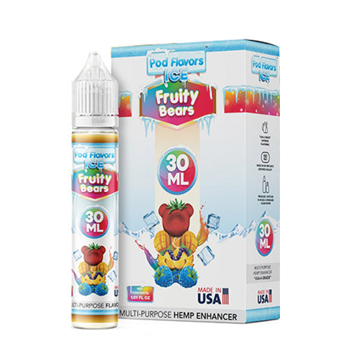 Pod Flavors Multi-Purpose Flavoring 30mL | Fruity Bears Ice with Packaging