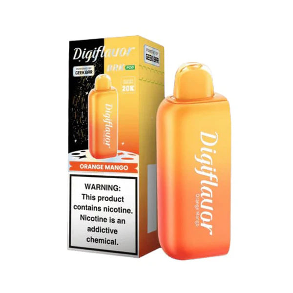 Geek Bar Digi Flavor BRK Pods | 20000 Puff | 12mL | 50mg | (Pod Only) | MOQ 5 | Orange Mango with packaging