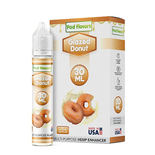 Pod Flavors Multi-Purpose Flavoring 30mL | Glazed Donut with Packaging