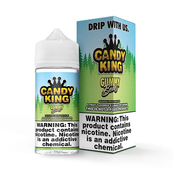 Candy King Series E-Liquid | 100mL | 0mg | Freebase | Gummy Bears with packaging
