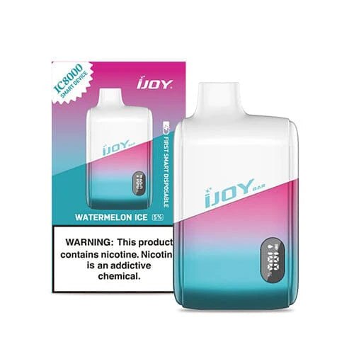 IJoy Bar IC8000 Disposable | 8000 Puffs | 18mL | 50mg | MOQ 5 | Watermelon Ice with Packaging