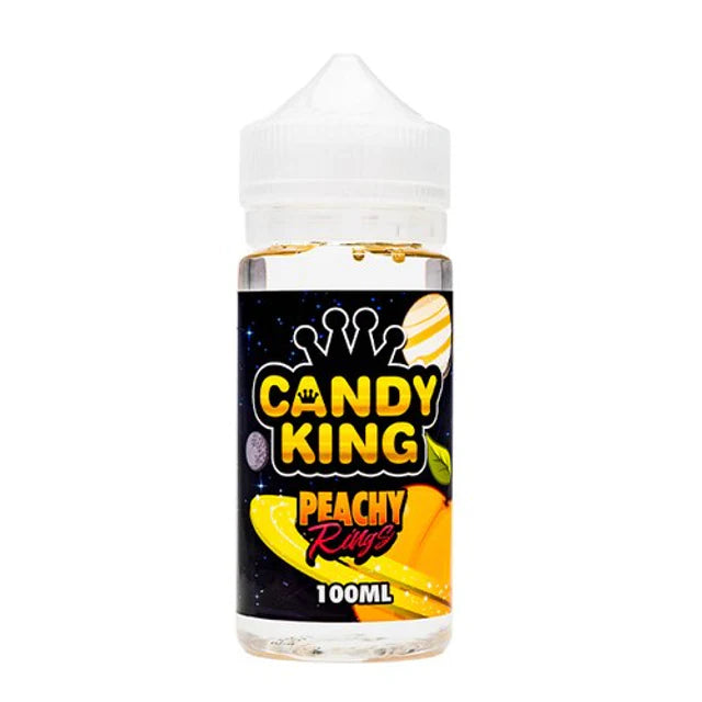 Candy King Series E-Liquid | 100mL | 0mg | Freebase | Peachy Rings