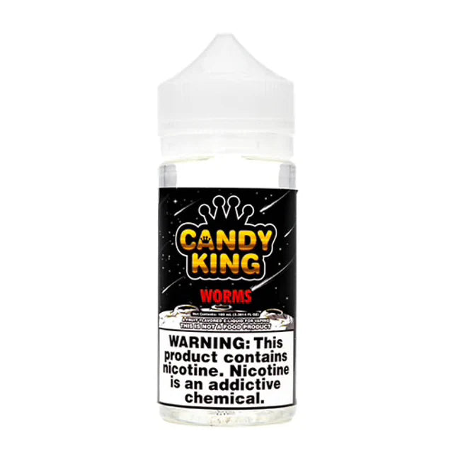 Candy King Series E-Liquid | 100mL | 0mg | Freebase | Worms