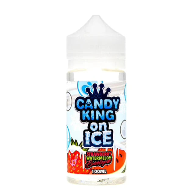 Candy King Series E-Liquid | 100mL | 0mg | Freebase | Strawberry Watermelon Bubblegum Iced