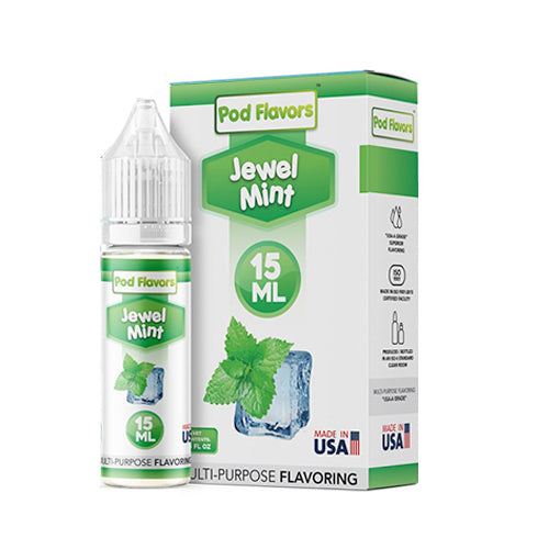 Pod Flavors Multi-Purpose Flavoring 15mL | Jewel Mint with Packaging