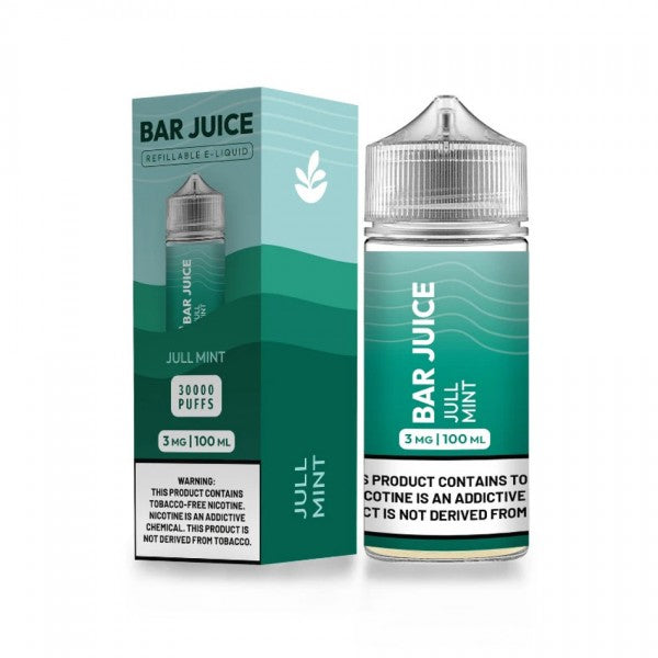 Bar Juice BJ30000 E-Liquid 100mL (Freebase) - Jool Mint with Packaging