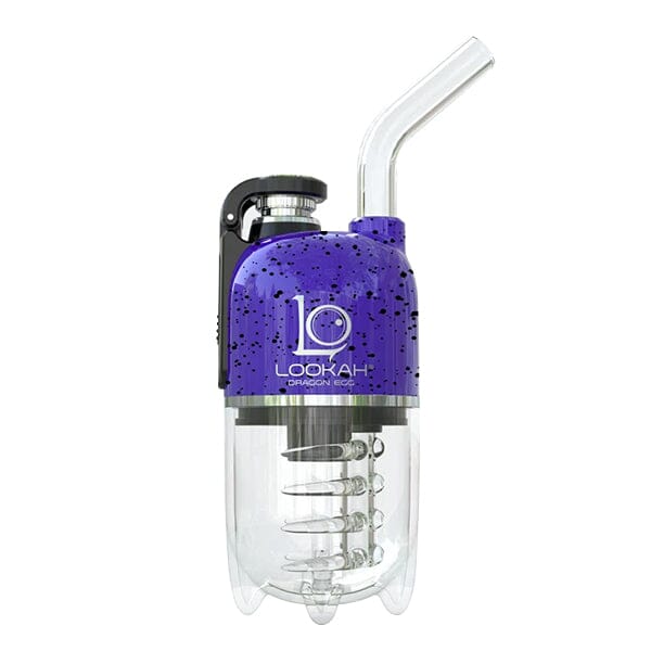 Lookah Dragon Egg Portable Wax Vaporizer (950mAh) | Spatter Edt Purple/Black