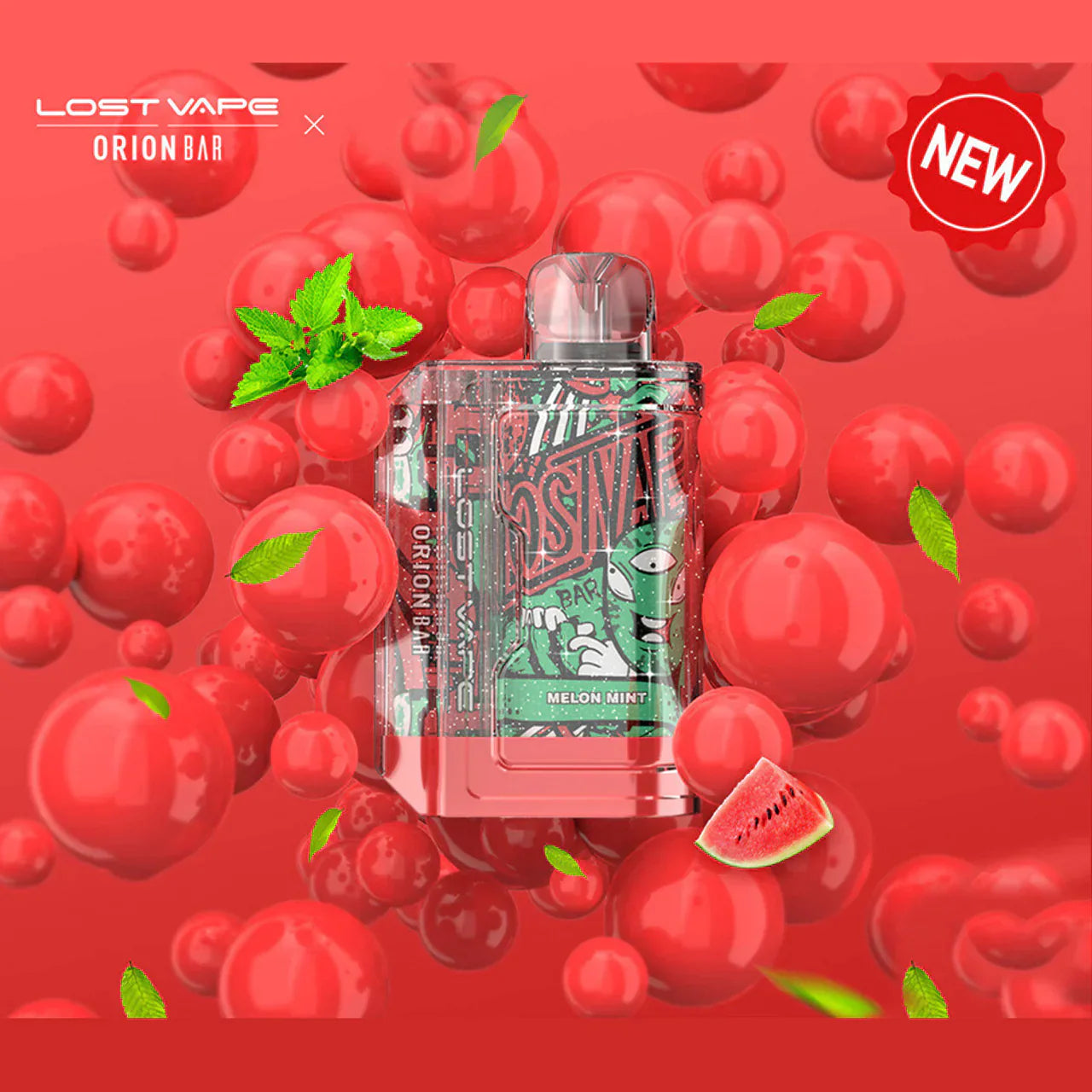 Orion Bar Disposable | 7500 Puff | 18mL | 50mg | MOQ 10 | Melon Mint