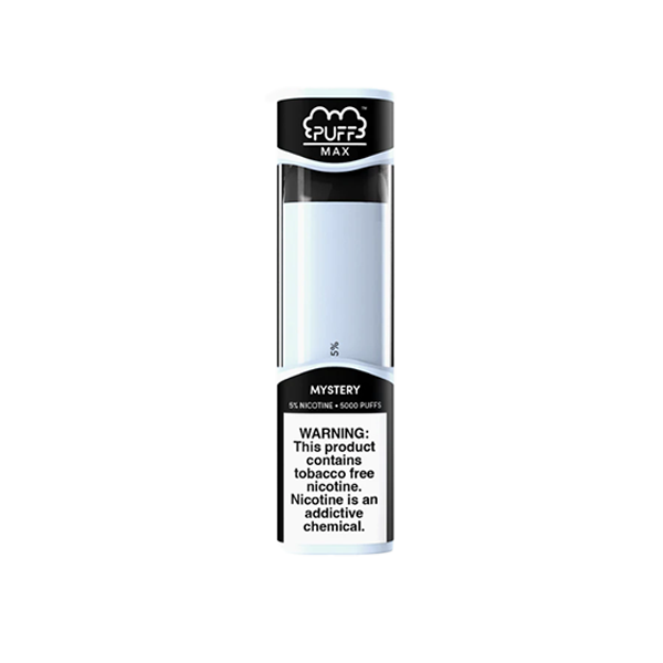 Puff Max Disposable 5000 Puffs 11mL 50mg | MOQ 10 | Mystery with Packaging