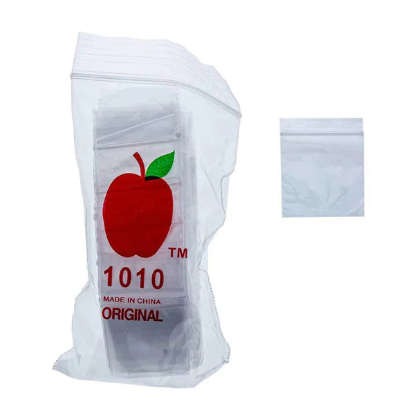 Non branded (Accessories)(1-Pack 100ct) BG1 Small Apple Baggies – Size 1010