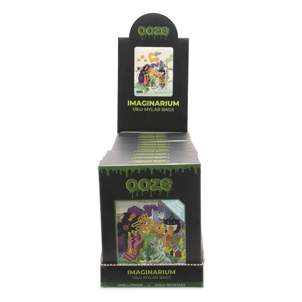 Ooze Designer Series Mylar Baggies 10-Pack | 12pc Promo Display