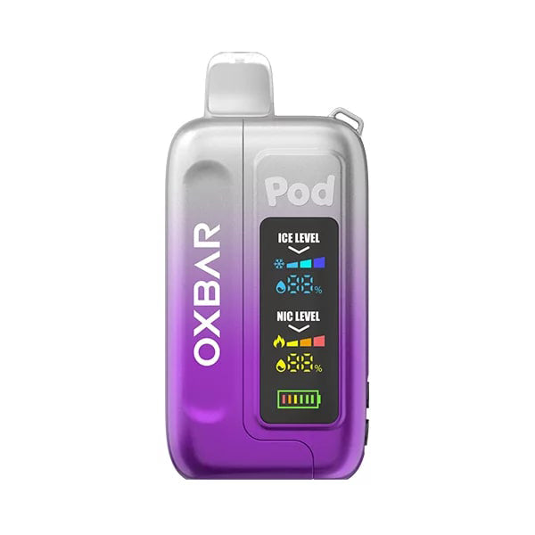 Oxbar Ice-Nic Control Pod Juice Edition Disposable | 35000 Puffs | 14mL | 50mg | MOQ 5 | Clear Prism