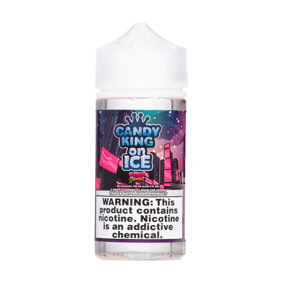 Candy King Series E-Liquid | 100mL | 3mg | Freebase | Pink Squares Iced