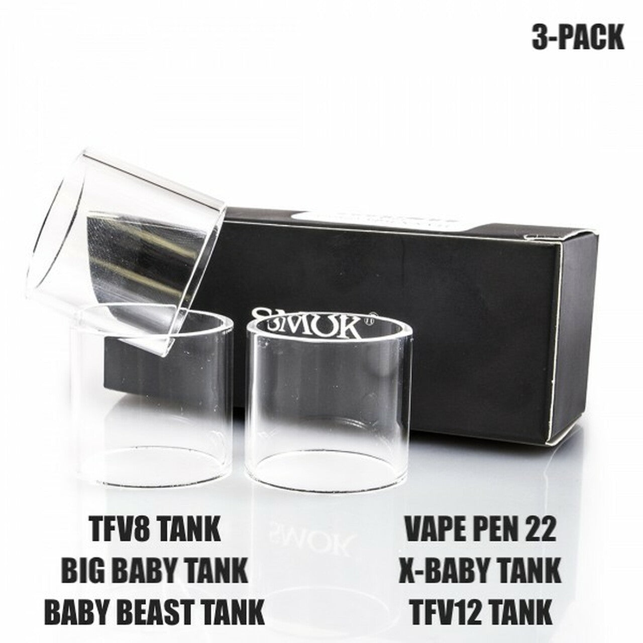 Smok Vape Pen 22 Replacement Glass | 3-Pack Loyal Distribution Smok Vape Pen 22 Replacement Glass | 3-Pack Loyal Distribution